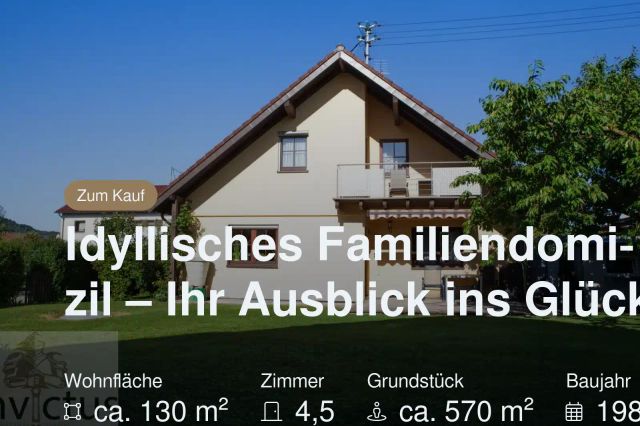 Neu im Angebot: Idyllisches Familiendomizil – Ihr Ausblick ins Glück
