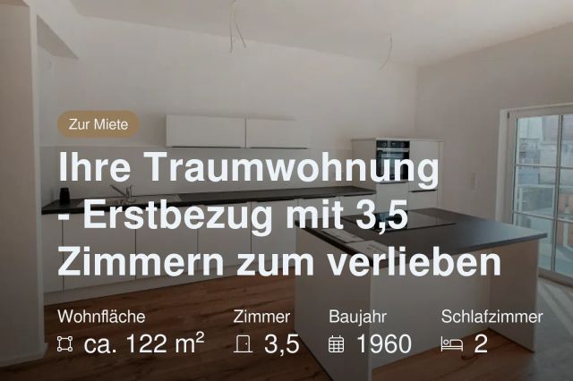 Neu im Angebot: Ihre Traumwohnung – Erstbezug mit 3,5 Zimmern zum verlieben
