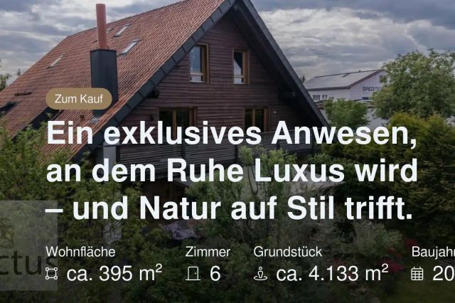 Neu im Angebot: Ein exklusives Anwesen, an dem Ruhe Luxus wird – und Natur auf Stil trifft.