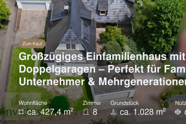 Neu im Angebot: Großzügiges Einfamilienhaus mit zwei Doppelgaragen – Perfekt für Familien, Unternehmer & Mehrgenerationenwohnen