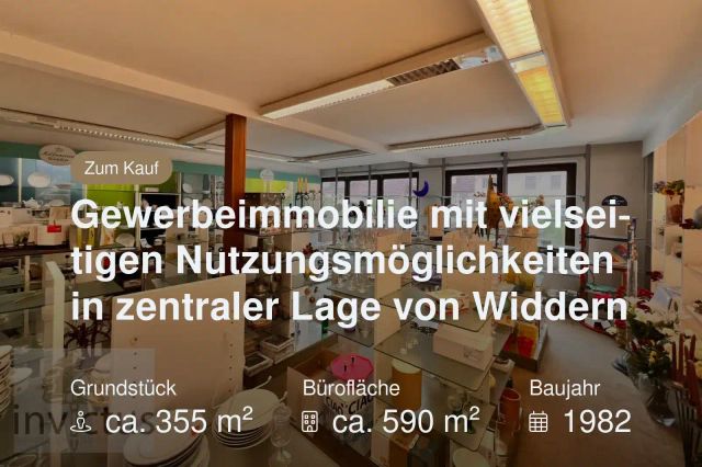 Nicht mehr verfügbar: Gewerbeimmobilie mit vielseitigen Nutzungsmöglichkeiten in zentraler Lage von Widdern