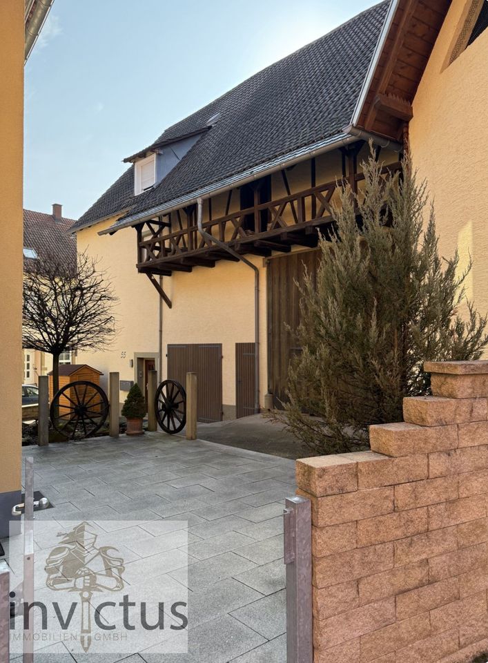 Hof & Hausansicht Rückseite des Hauses