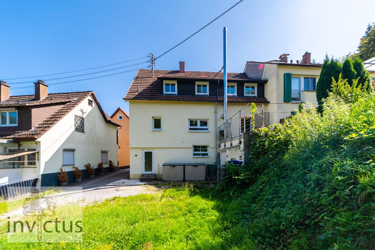 Rückansicht mit Garten