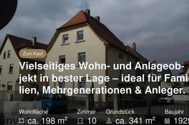 Neu im Angebot: Vielseitiges Wohn- und Anlageobjekt in bester Lage – ideal für Familien, Mehrgenerationen & Anleger.
