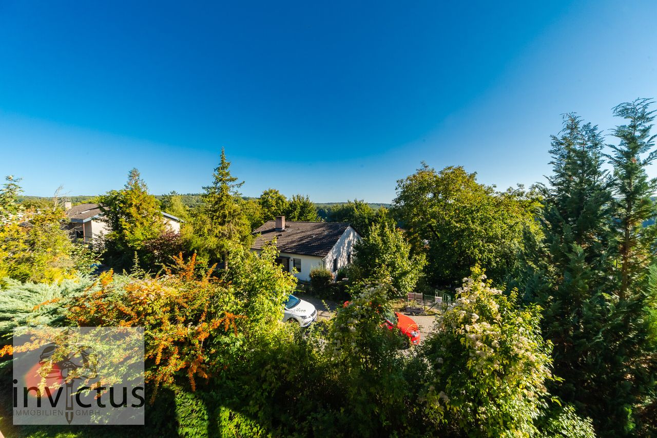 Ausblick vom Balkon