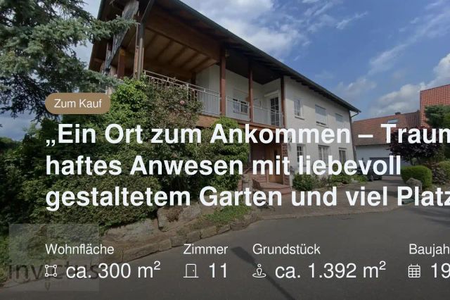 Neu im Angebot: „Ein Ort zum Ankommen – Traumhaftes Anwesen mit liebevoll gestaltetem Garten und viel Platz!