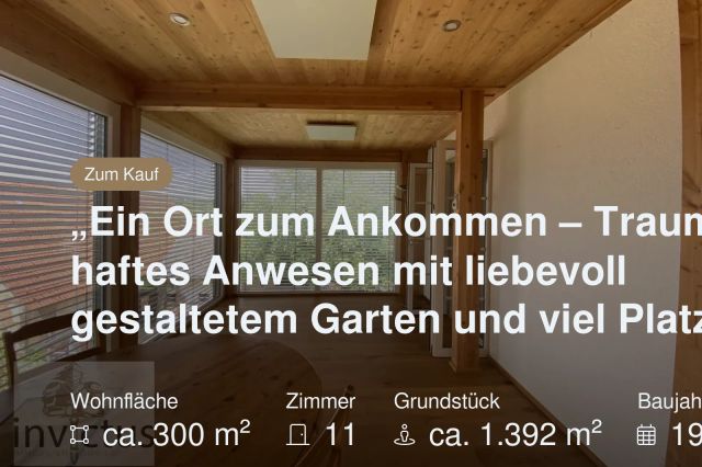 Neu im Angebot: „Ein Ort zum Ankommen – Traumhaftes Anwesen mit liebevoll gestaltetem Garten und viel Platz!