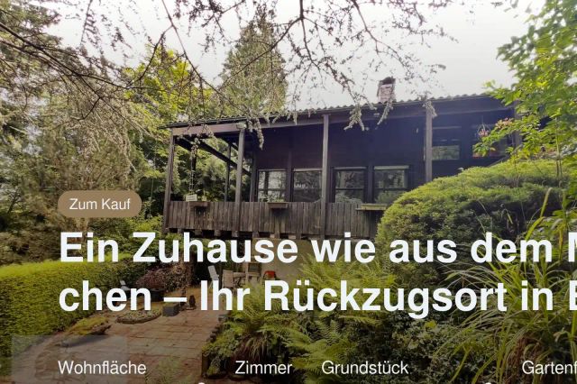 Neu im Angebot: Ein Zuhause wie aus dem Märchen – Ihr Rückzugsort in Bullau