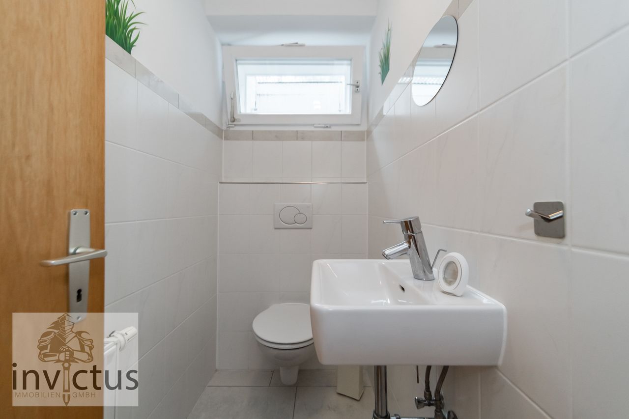 Gäste-WC im Gartengeschoss