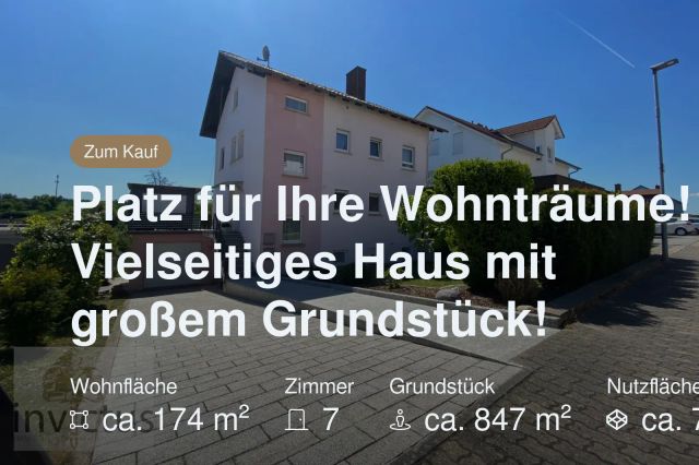 Neu im Angebot: Platz für Ihre Wohnträume! Vielseitiges Haus mit großem Grundstück!