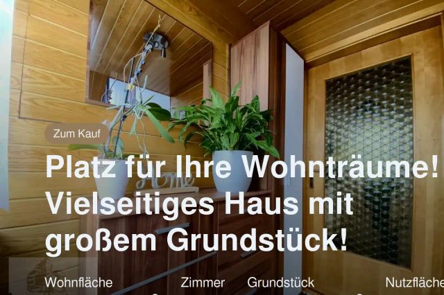 Neu im Angebot: Platz für Ihre Wohnträume! Vielseitiges Haus mit großem Grundstück!