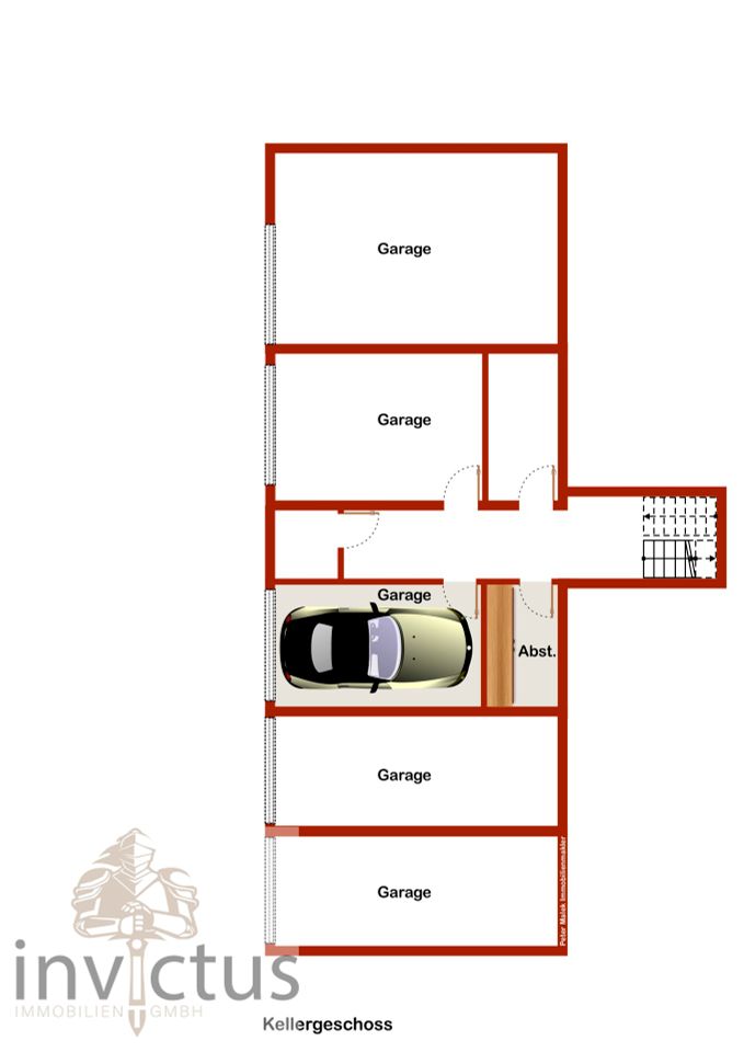 Garage und Abstellraum